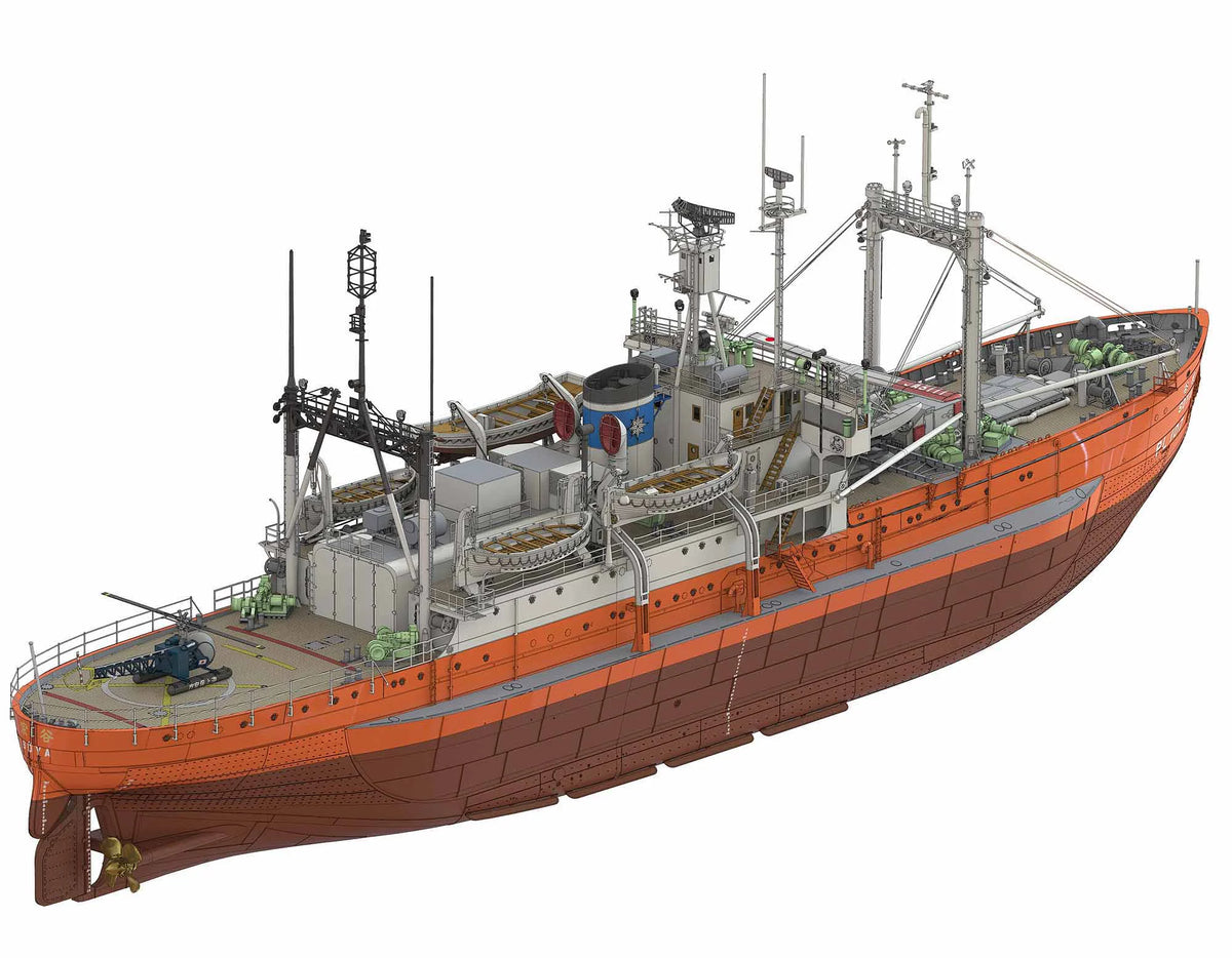 [HP001] 1/250 ANTARCTICA OBSERVATION SHIP SOYA "Antarctica Observatin 2nd Corps" (Super detail kit)