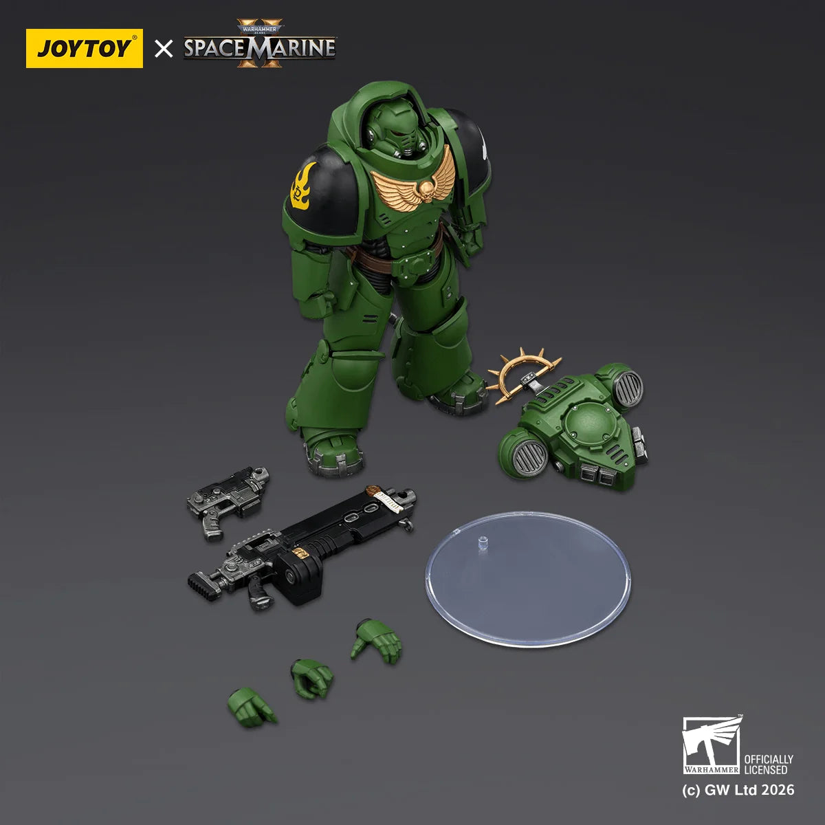 Game Edition Salamanders Heavy Intercessor with Heavy Bolt Rifle and Bolt Pistol