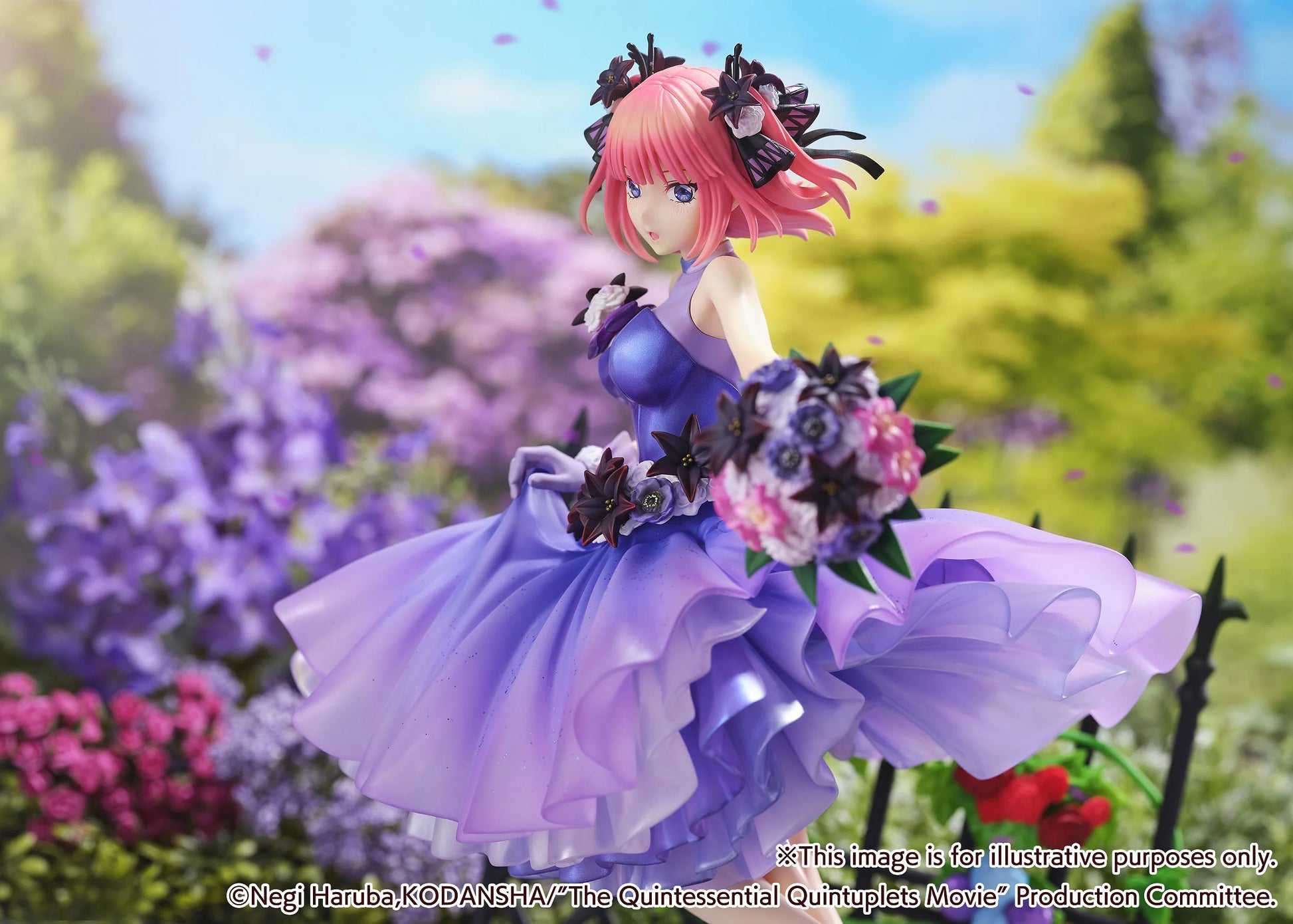eStream Nino Nakano Floral Dress Scale Figure