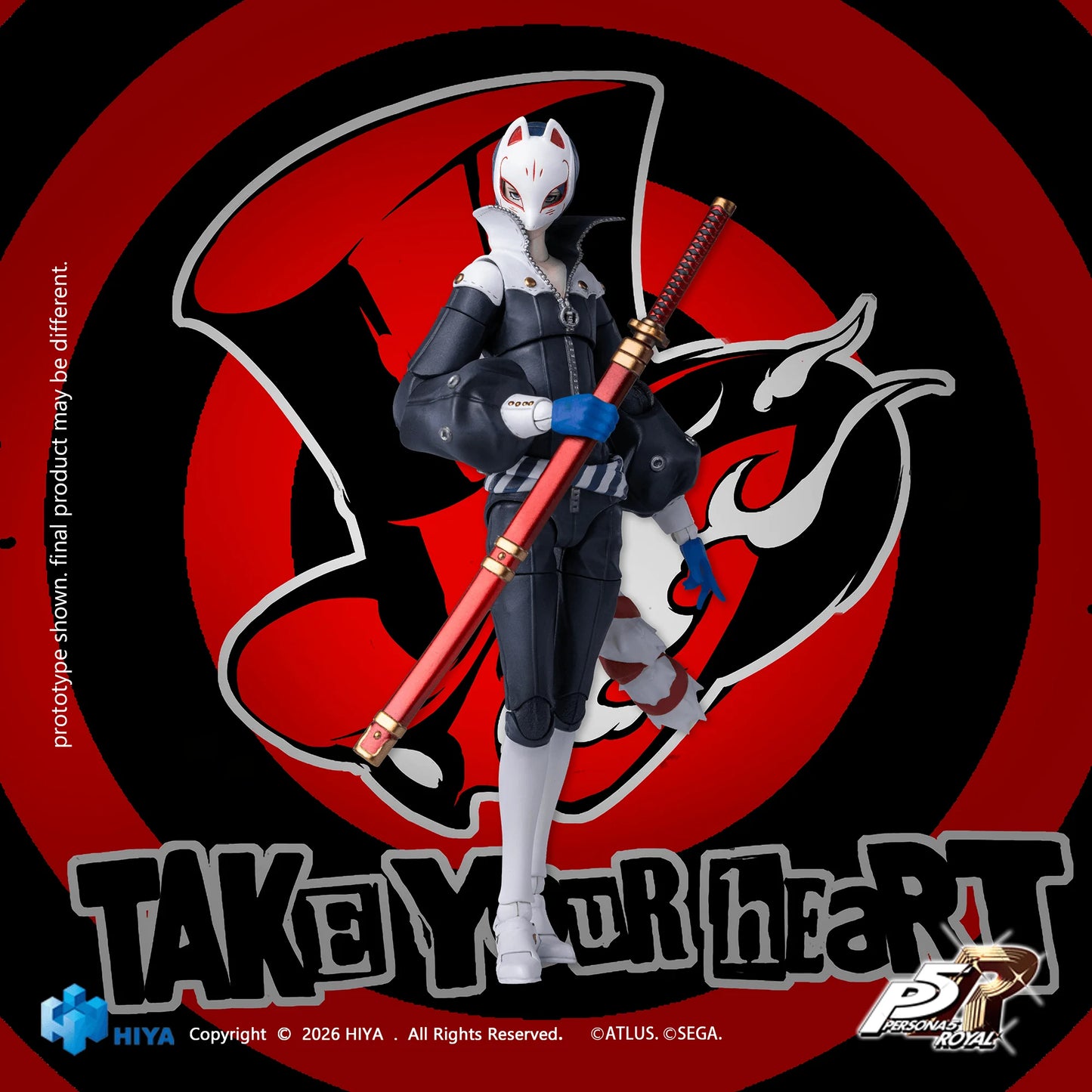 1/12 Scale 6.1 Inch Persona 5 Royal Fox Action Figure