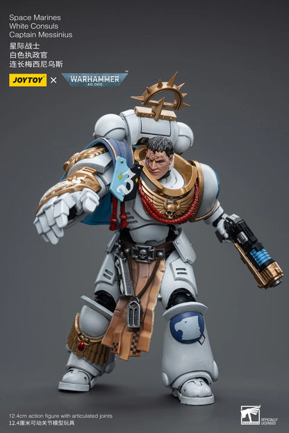 JOYTOY Warhammer 40K Space Marines Captain Messinius Action Figure
