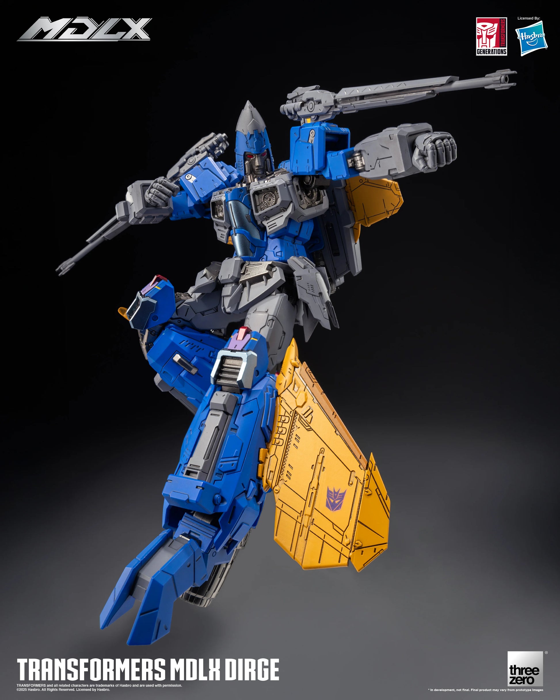threezero MDLX Dirge Decepticon Action Figure