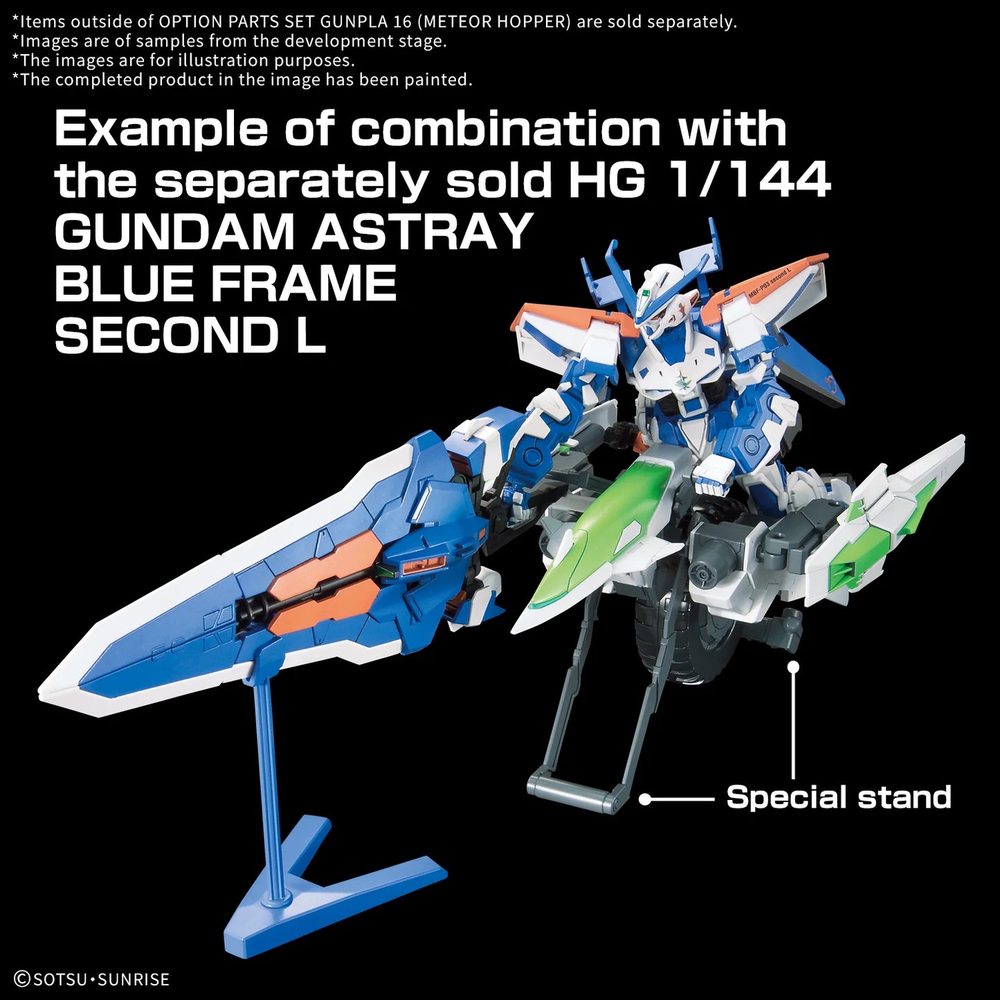 Gundam Build Fighters Try Gunpla Option Parts Set 16 Meteor Hopper
