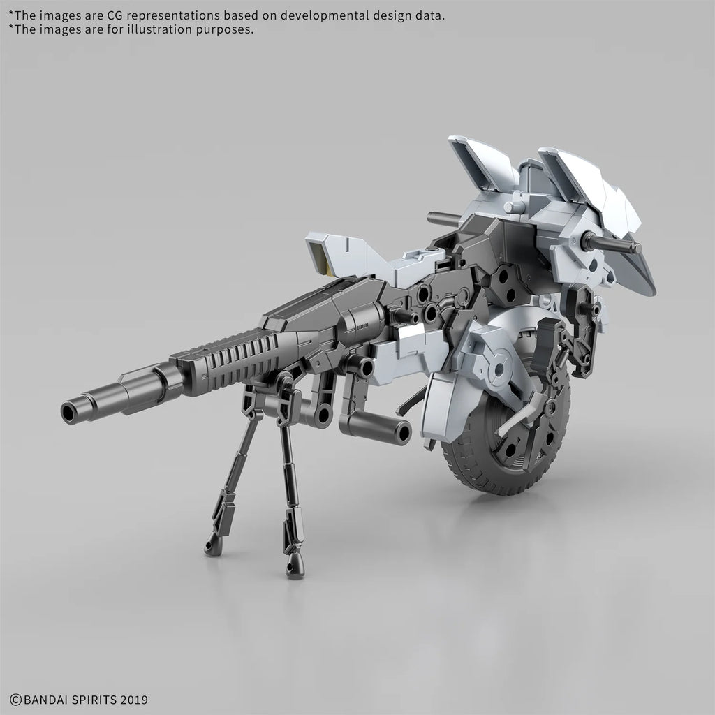 30MM 1/144 Extended Armament Vehicle (METAL CANNON BIKE Ver.)