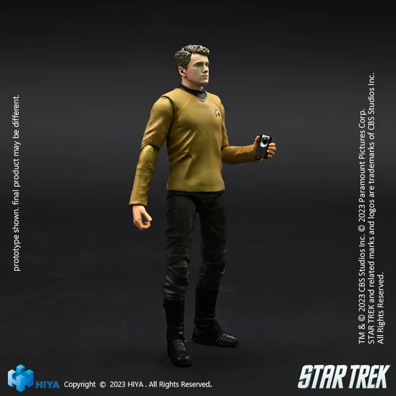 HIYA TOYS Exquisite Mini Series Star Trek 2009 Chekov 1/18 Scale Action Figure