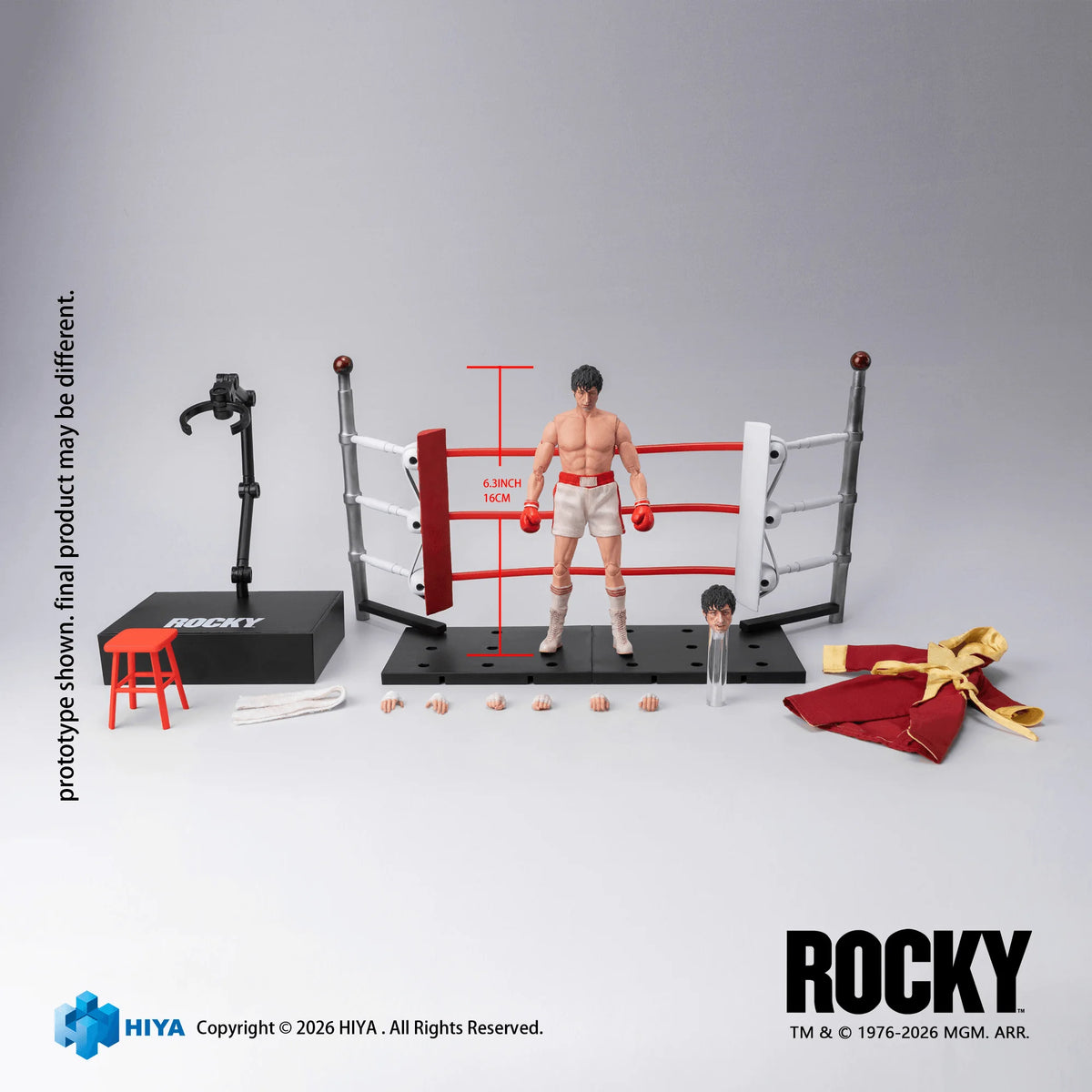 1/12 Scale 6 Inch Rocky I Rocky Action Figure