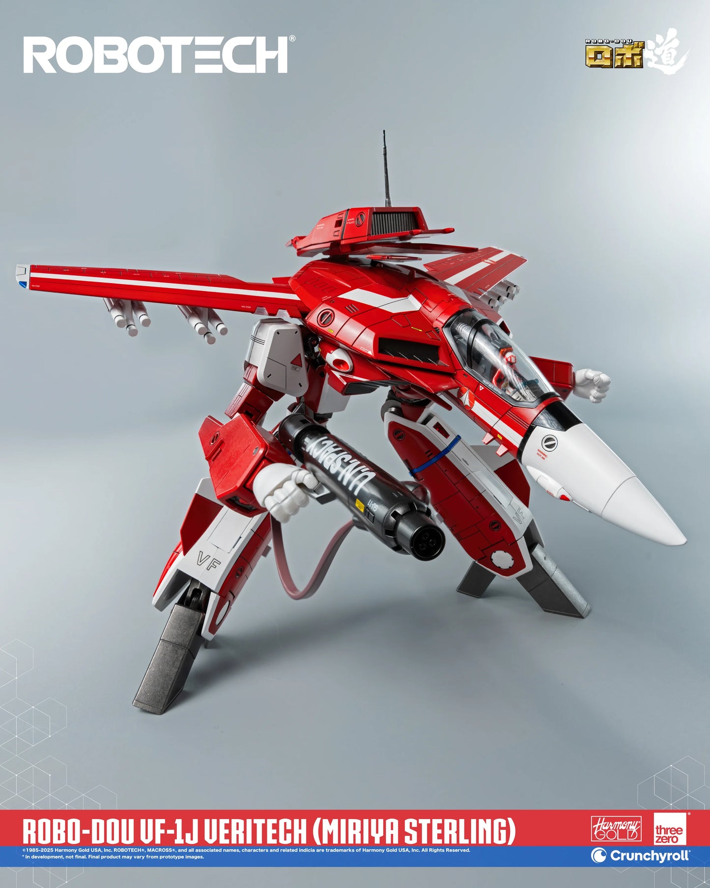 threezero ROBO-DOU VF-1J Veritech (Miriya Sterling) Collectible Figure