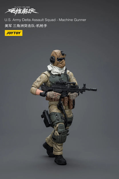 JOYTOY U.S. Army Delta Assault Squad Machine Gunner Action Figure