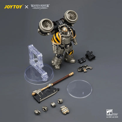 Iron Warriors MkII Assault Legionary2 with Bolt pistol & Heavy chain axe