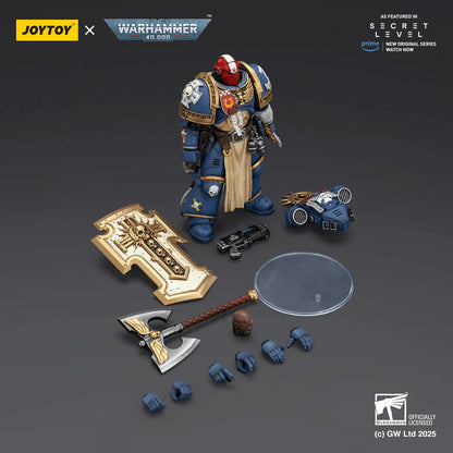 Ultramarines Metaurus with Power Axe, Stormshield and Plasma Pistol
