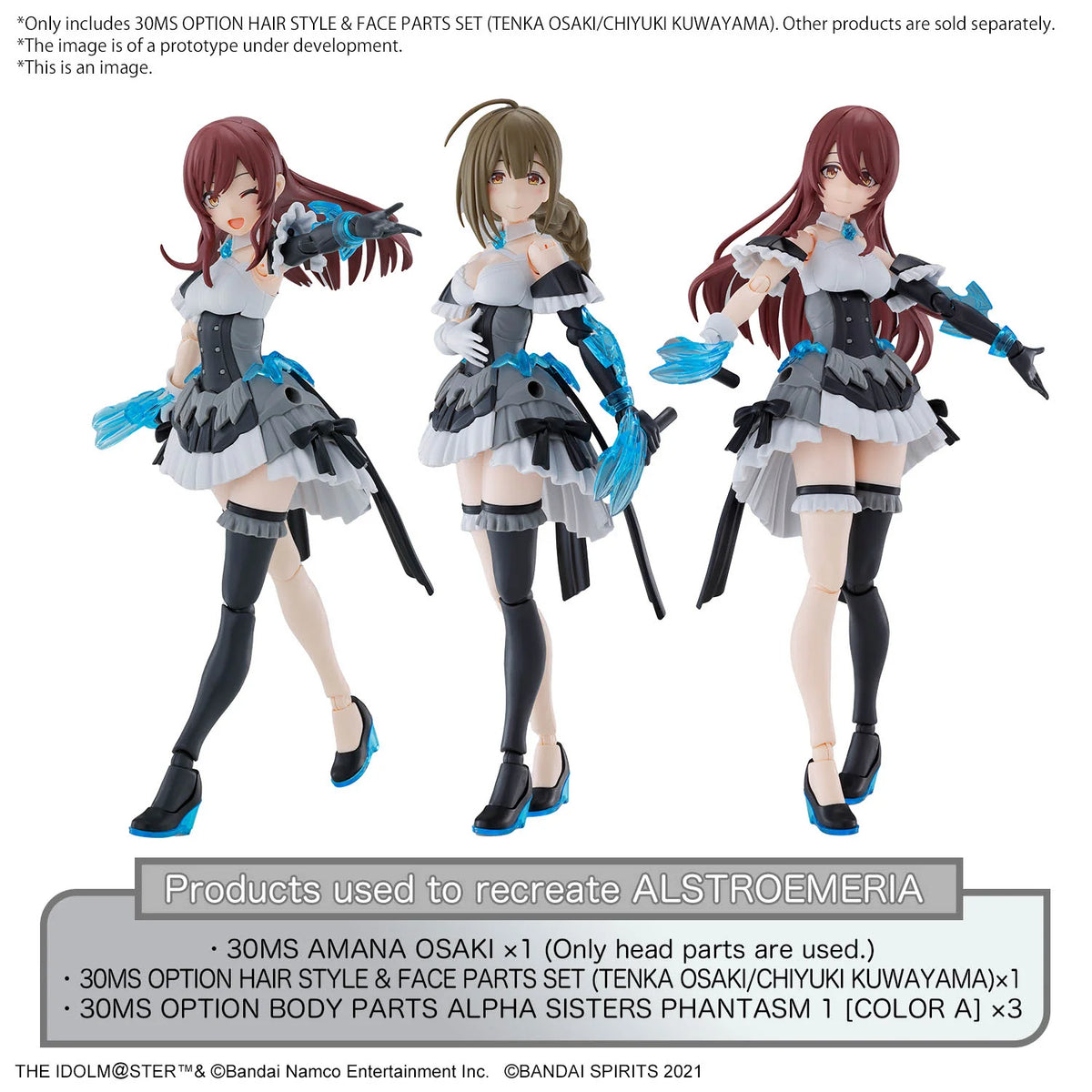 30MS OPTION HAIR STYLE & FACE PARTS SET (TENKA OSAKI/CHIYUKI KUWAYAMA)