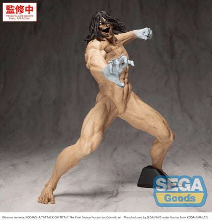 SEGA GigantiX Attack on Titan Eren Yeager Attack Titan Figure