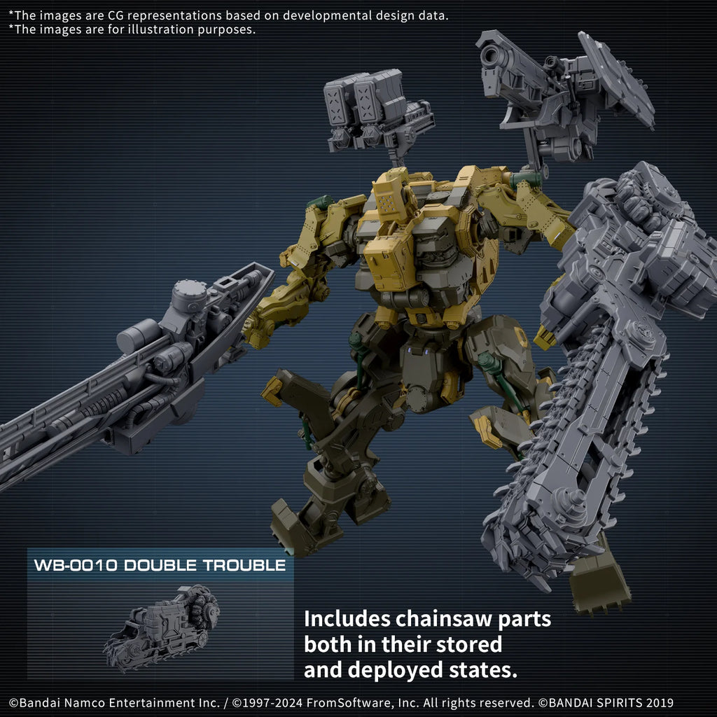 30MM ARMORED CORE Ⅵ FIRES OF RUBICON RaD CC-3000 WRECKER MILK TOOTH