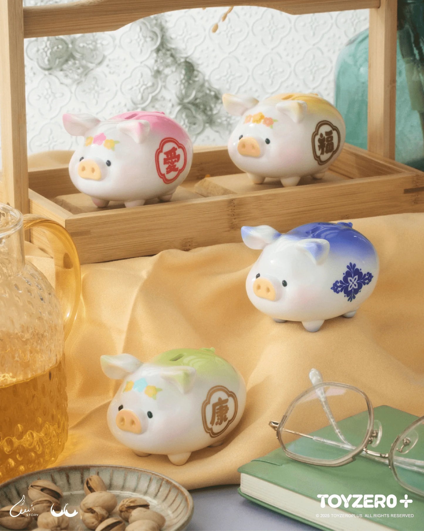 LuLu the Piggy - Lucky Fortune Piggy (Box of 6)