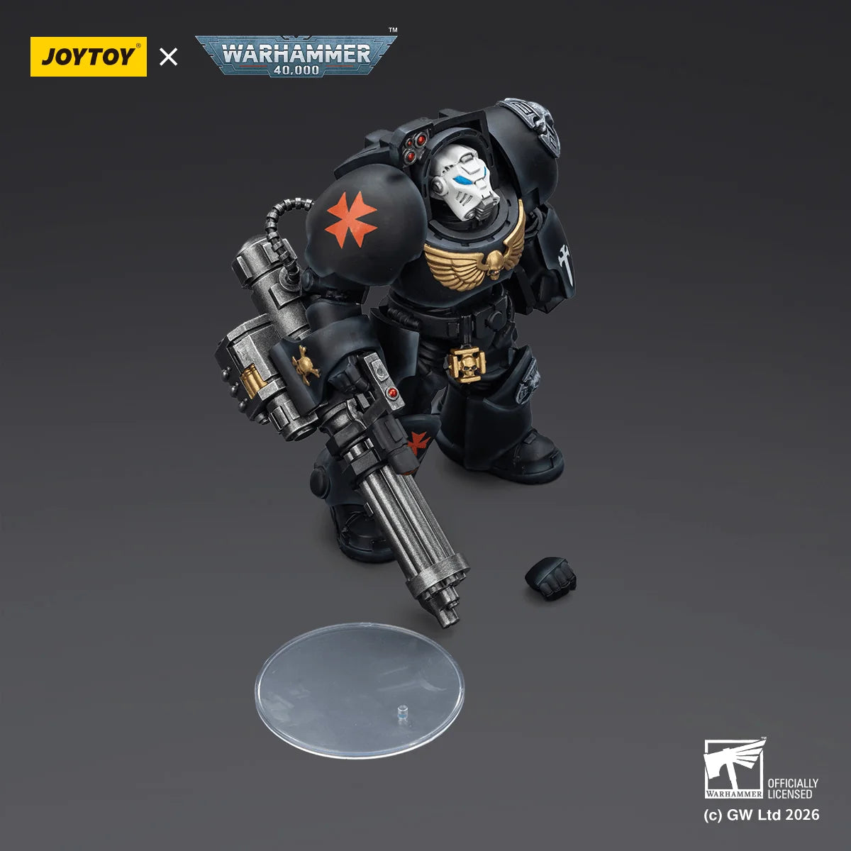 Black Templars Terminator 3 with Power Fist and Assault Cannon