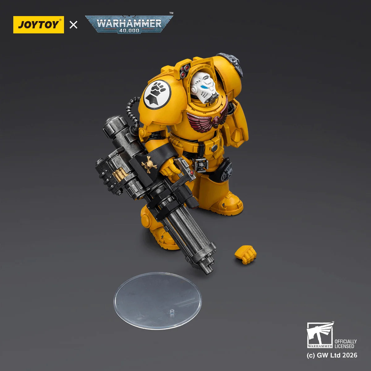 Imperial Fists Terminator 3 with Power Fist and Assault Cannon