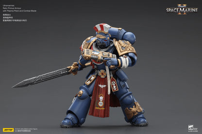 Ultramarines Relic Primus Armour with Plasma Pistol and Combat Blade