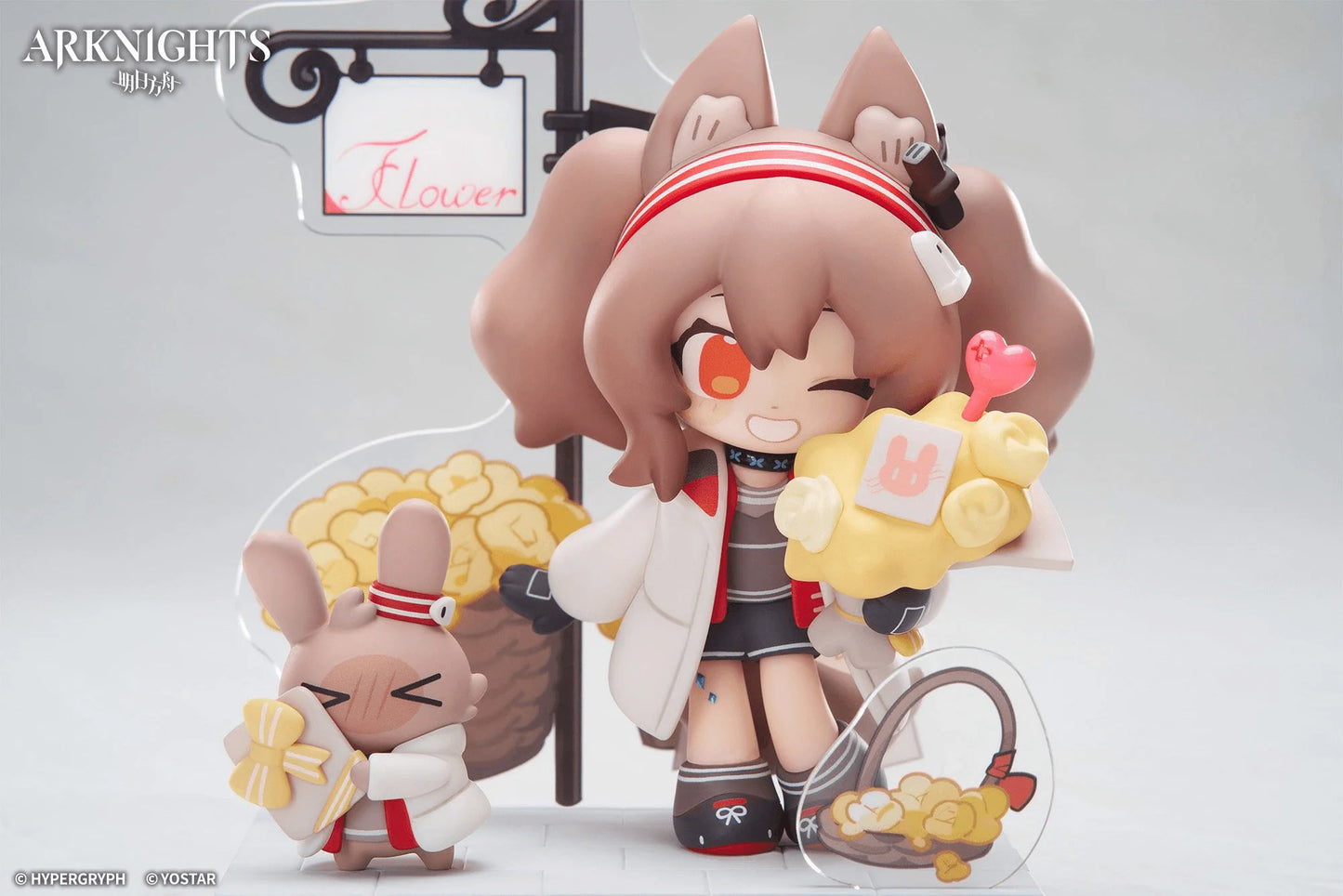 ARKNIGHTS “Cuties" Series Angelina Painted Figure