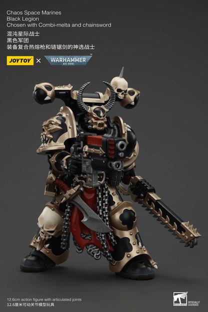 Chaos Space Marines Black Legion Chosen with Combi-melta and chainsword