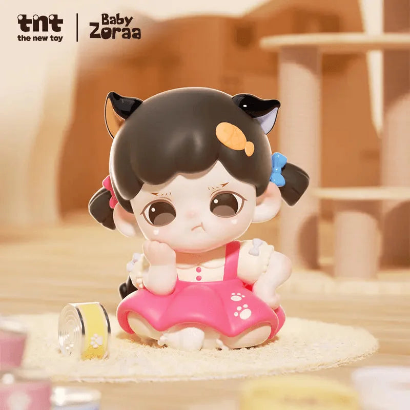 TNT Space Zoraa Meow Cat Face Blind Box Figures