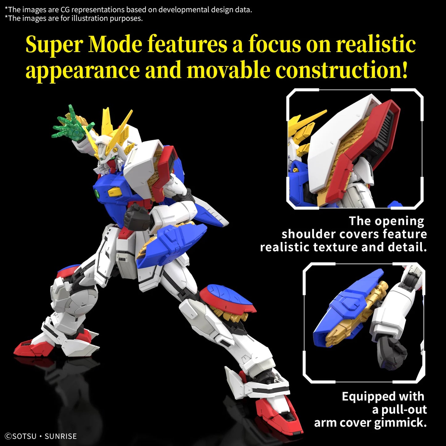 RG 1/144 Shining Gundam Model Kit