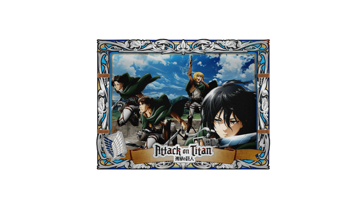 Attack on Titan Wooden Gallery - S (6 units/set) (Box of 6)