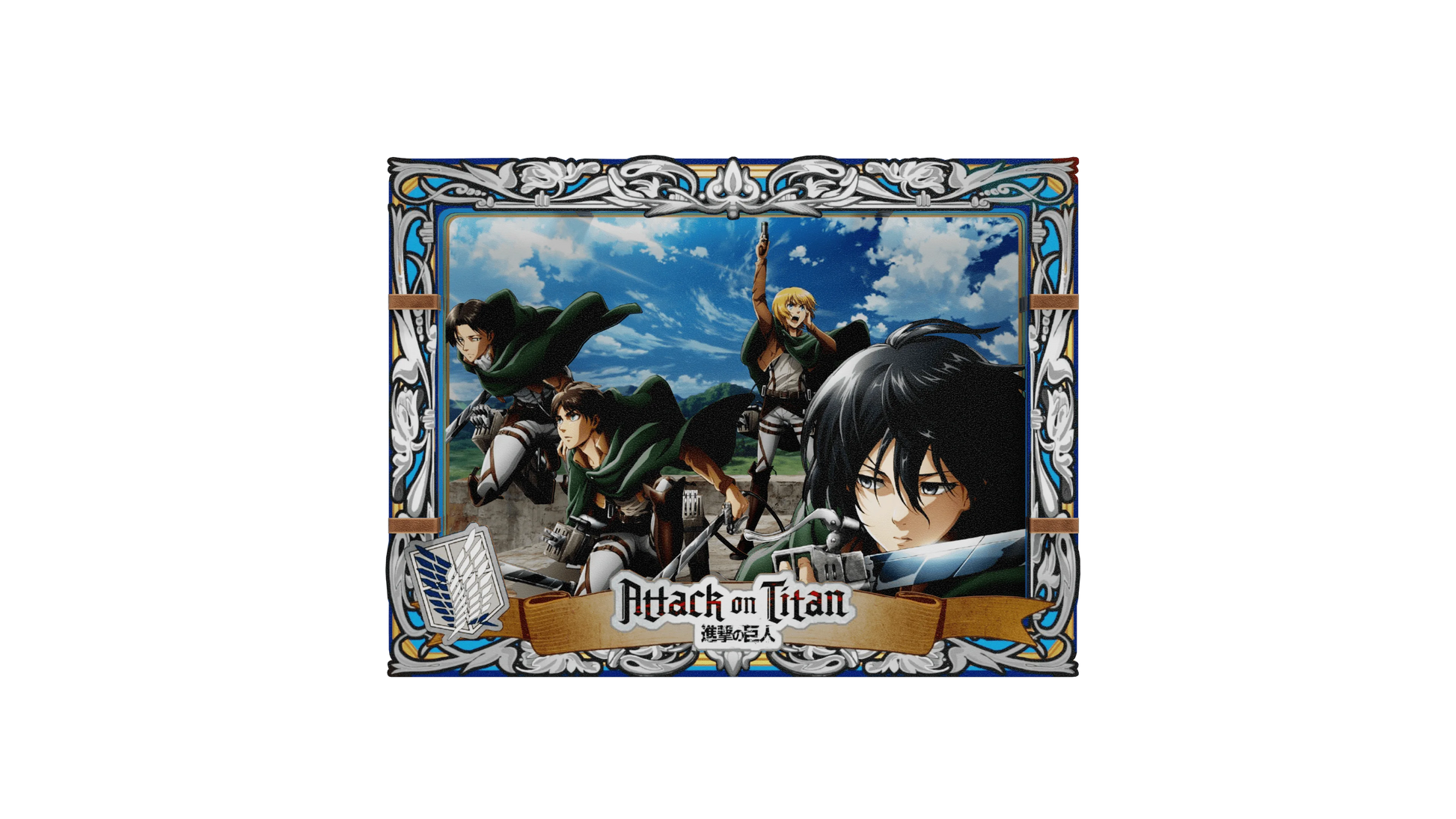 Attack on Titan Wooden Gallery - S (6 units/set) (Box of 6)