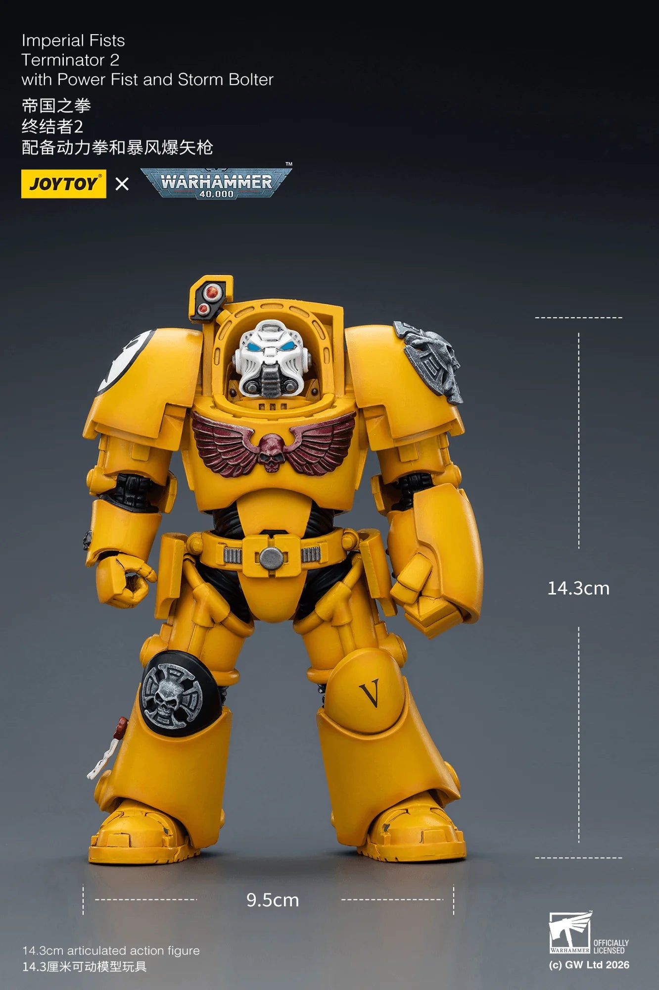 Imperial Fists Terminator 2 with Power Fist and Storm Bolter