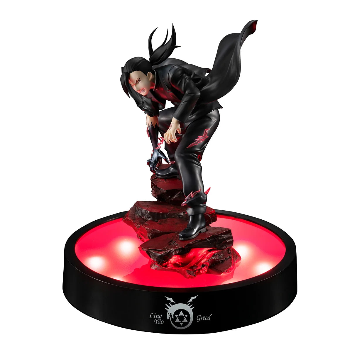MegaHouse G.E.M. Fullmetal Alchemist Greed (Ling Yao) Scale Figure with LED Base Stand