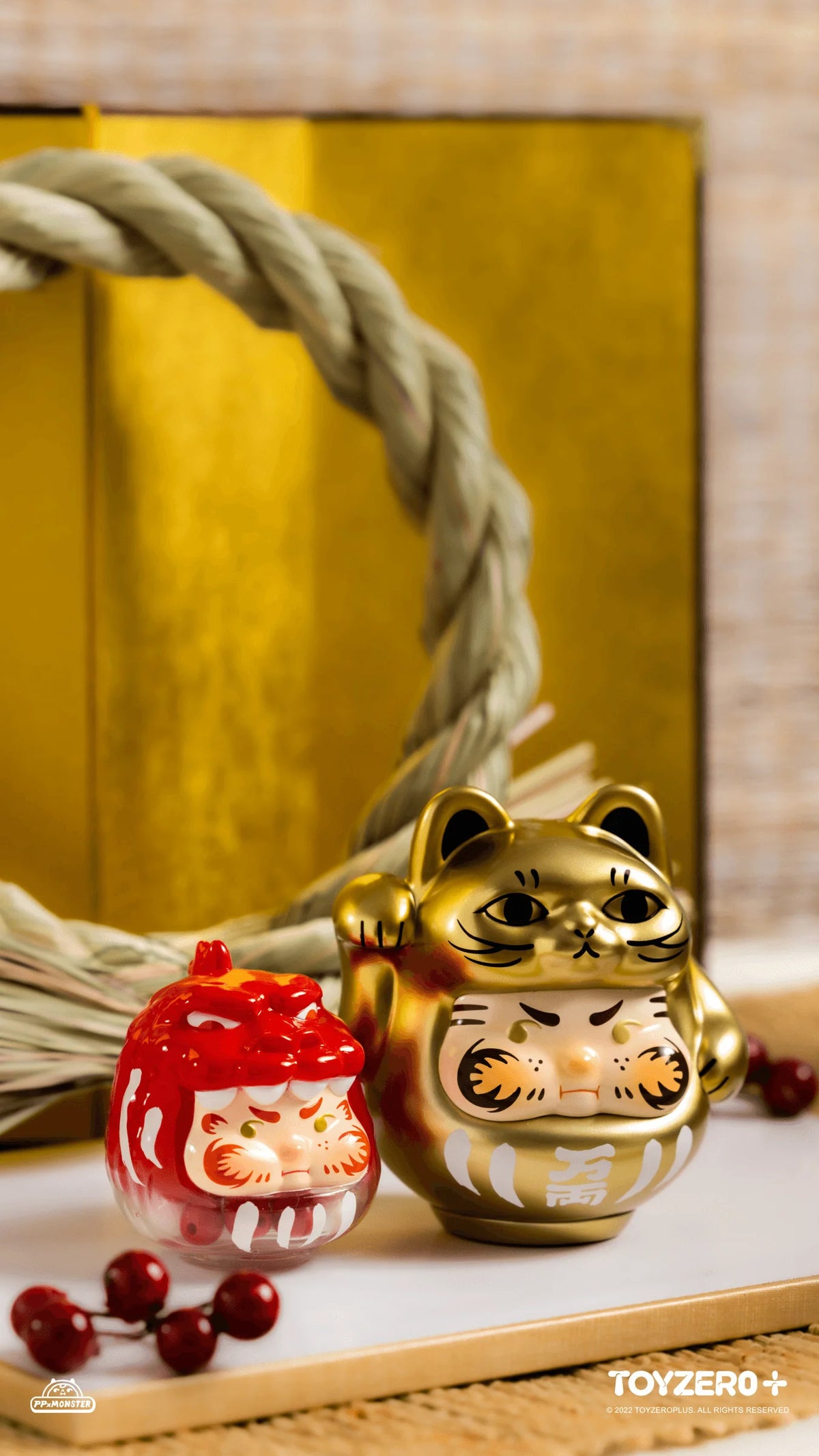 PP Lucky Cat Daruma (Golden cat edition)