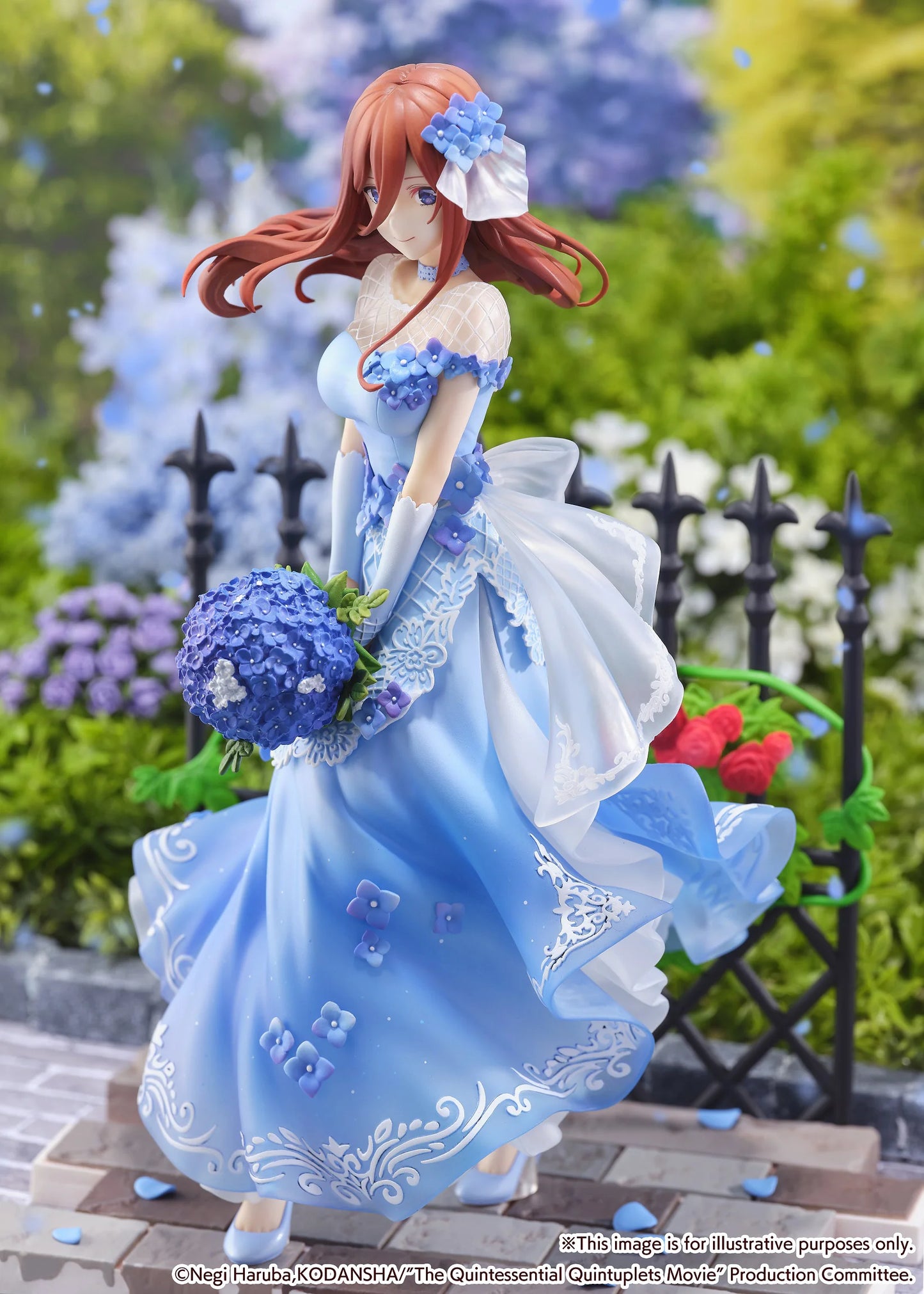 eStream Miku Nakano Floral Dress Scale Figure The Quintessential Quintuplets