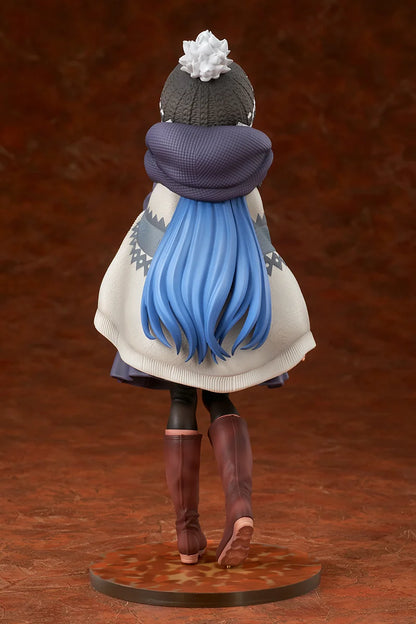Hobby Stock Laid-Back Camp Rin Shima 1/7 Scale Figure Lake Shibire Camping Ver.