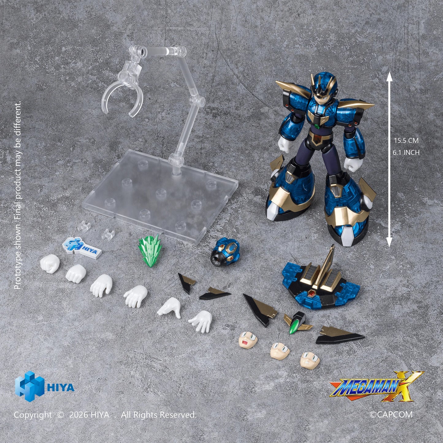 None Scale 6.1 Inch Mega Man X series X Ultimate Armor Version Action Figure