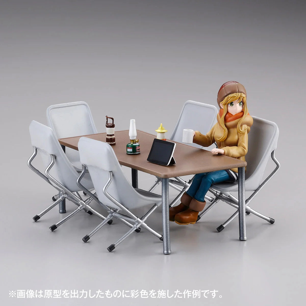 KAIYODO Artpla Yuru-Camp Plastic Model Kit with Camping Gear