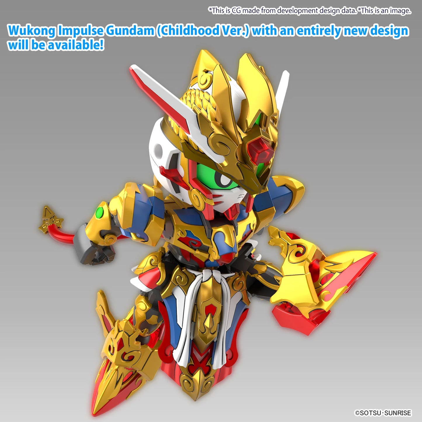 SDW HEROES REVIVAL OF THE HEROES! WUKONG IMPULSE GUNDAM (CHILDHOOD Ver.) & SANZANG STRIKE FREEDOM GUNDAM SET