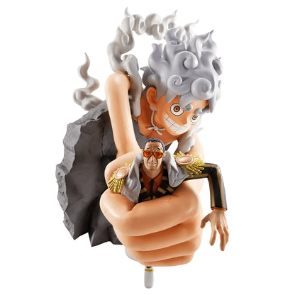 Bandai Spirits Ichibansho Monkey D. Luffy Gear 5 vs Borsalino Revible Moment Figure