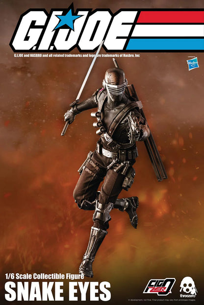 threezero Figzero G.I. Joe Snake Eyes 1/6 Scale Action Figure