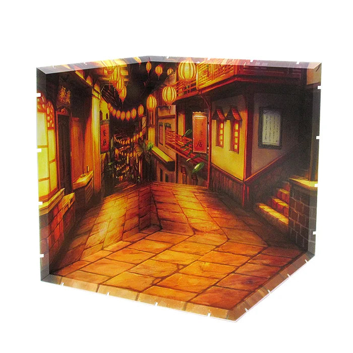 PLM Dioramansion 200 Jiufen Display Panel Set for 1/12 Scale Figures