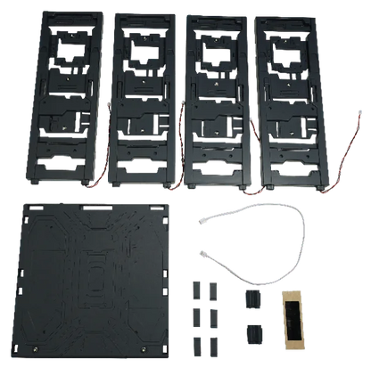 LED HANGER BASE (painted in blue-black)