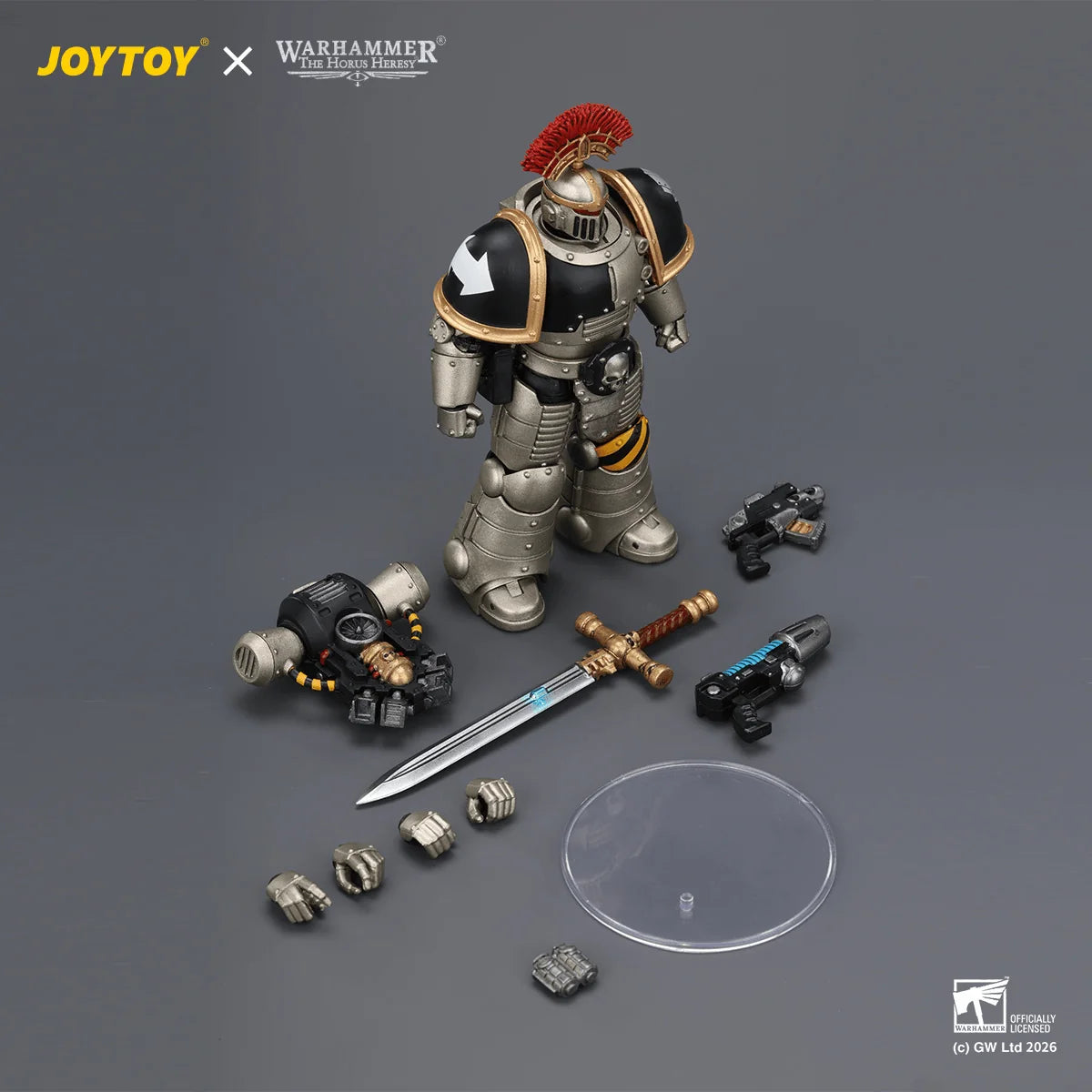 Iron Warriors Mkll Tactical Sergeant with Power Sword, Bolt Pistol and Plasma Pistol
