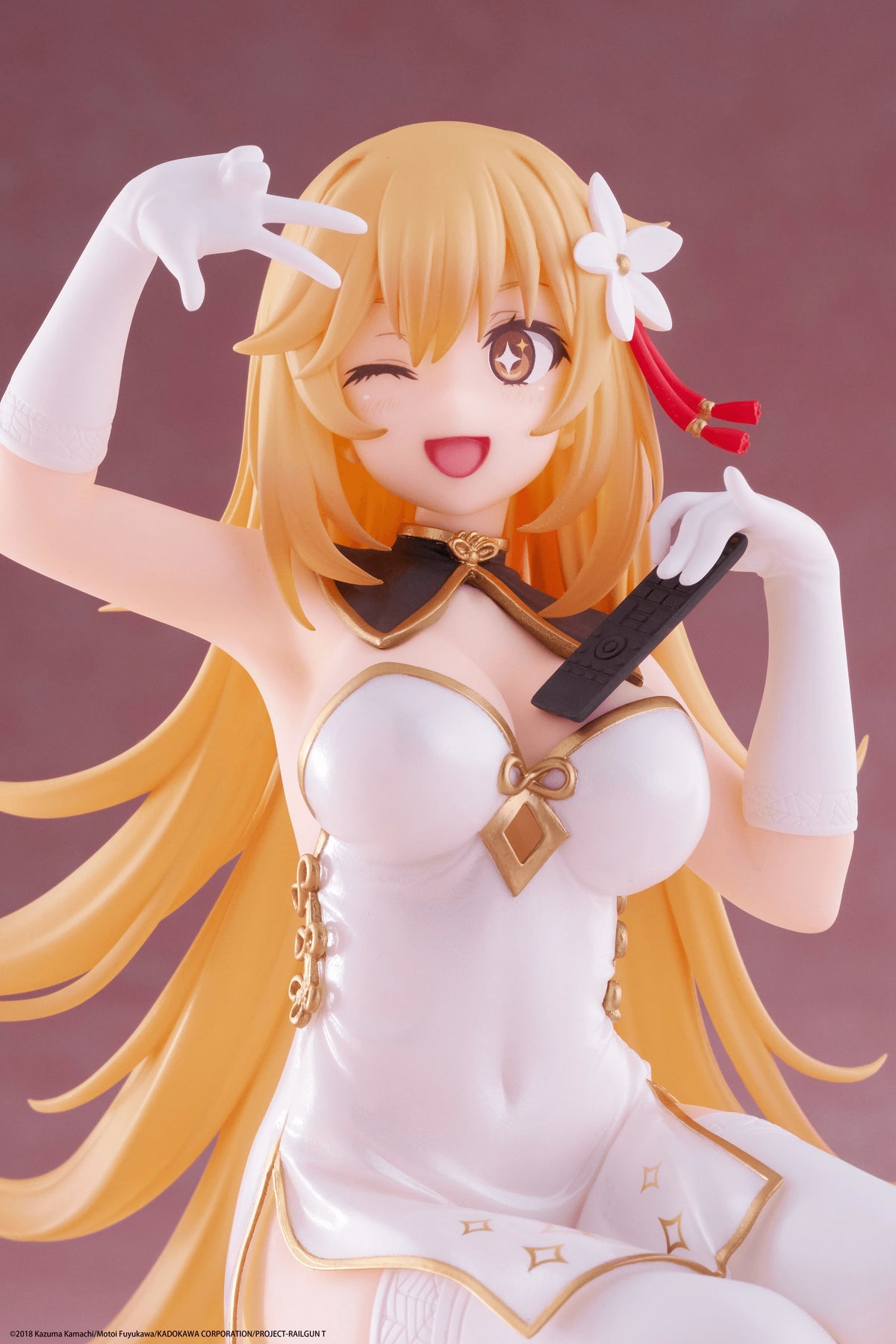 A Certain Scientific Railgun Desktop Cute Figure - Misaki Shokuho (Chinese Dress Ver.)