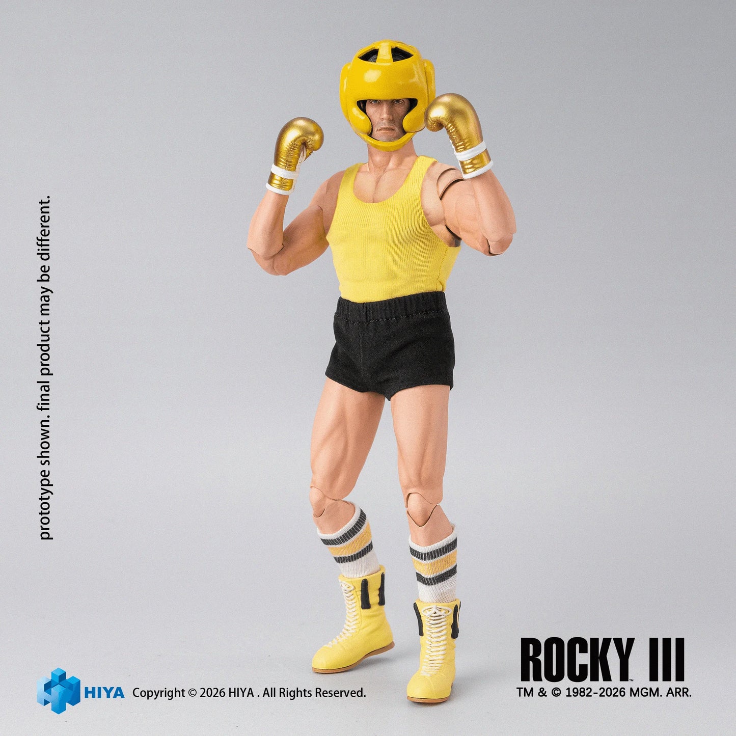 HIYA TOYS Exquisite Super Series Rocky III Rocky Balboa 1/12 Scale Action Figure