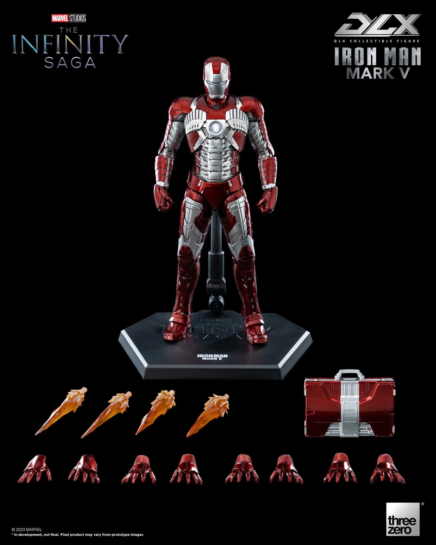 threezero DLX Iron Man Mark 5 Action Figure