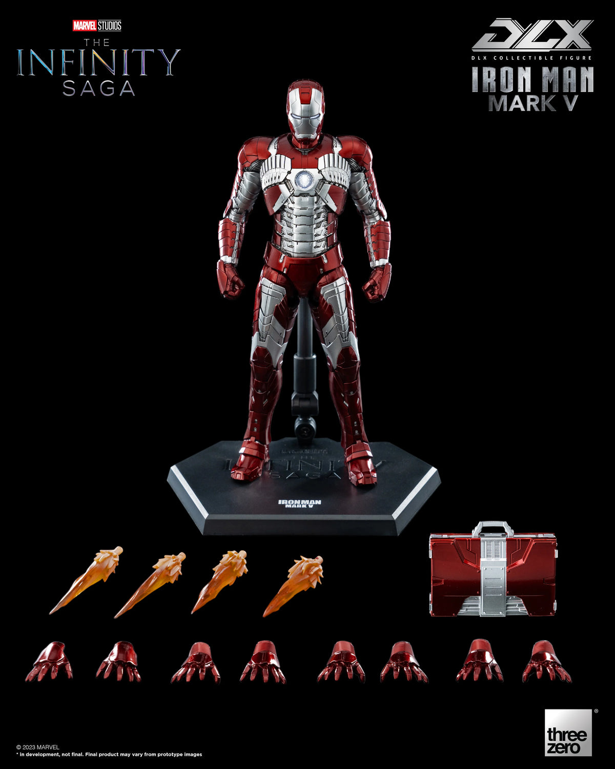 threezero DLX Iron Man Mark 5 Action Figure