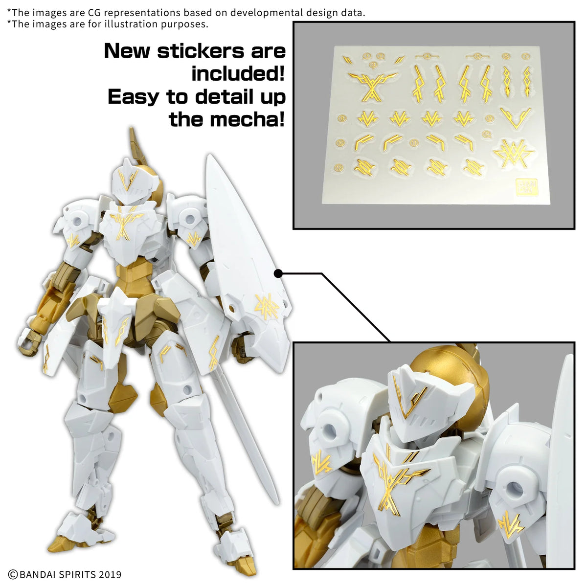 30MM 1/144 EXM-A9rk SPINATIO (ROYAL KNIGHT TYPE)