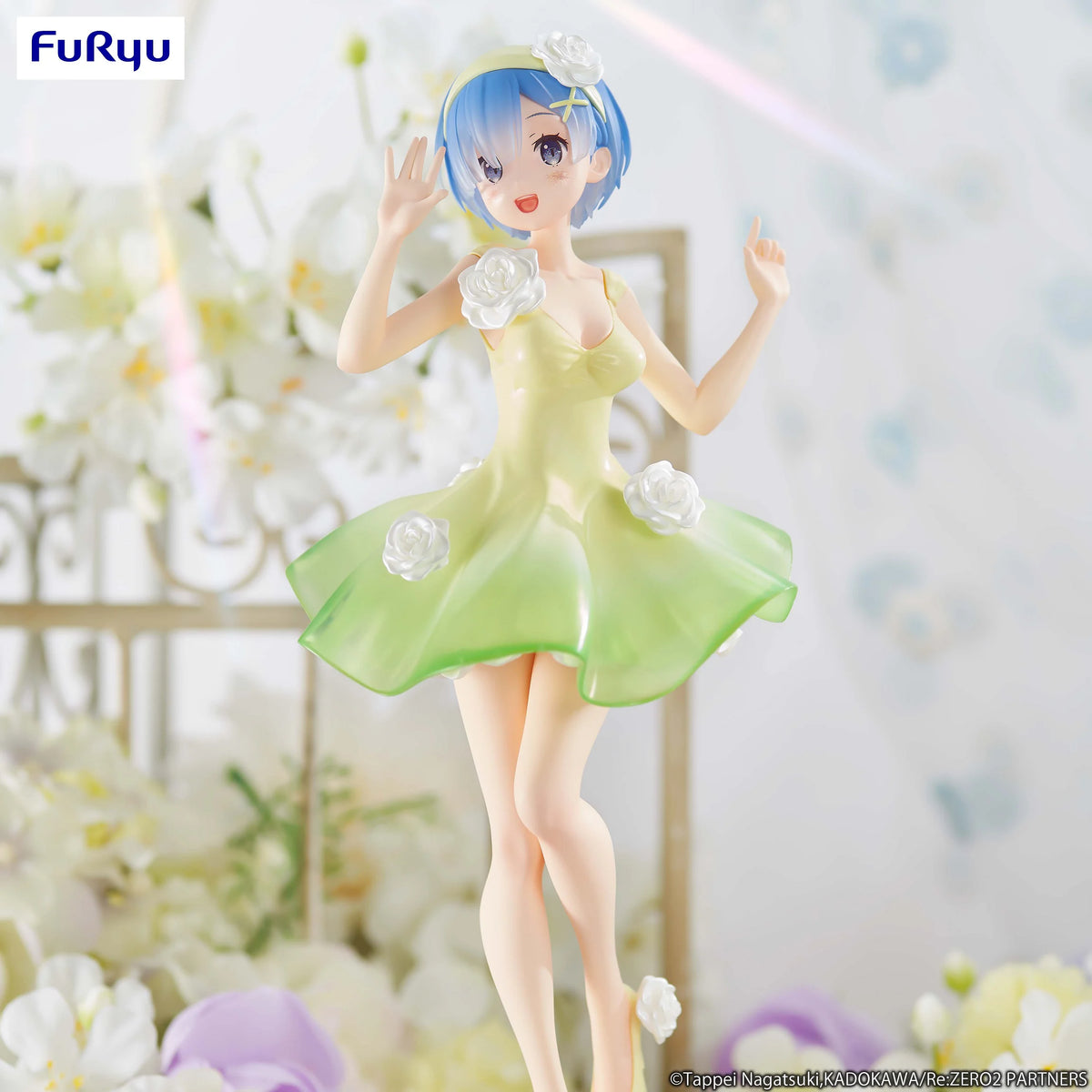 FuRyu Re:ZERO Rem Flower Dress Trio-Try-iT Figure