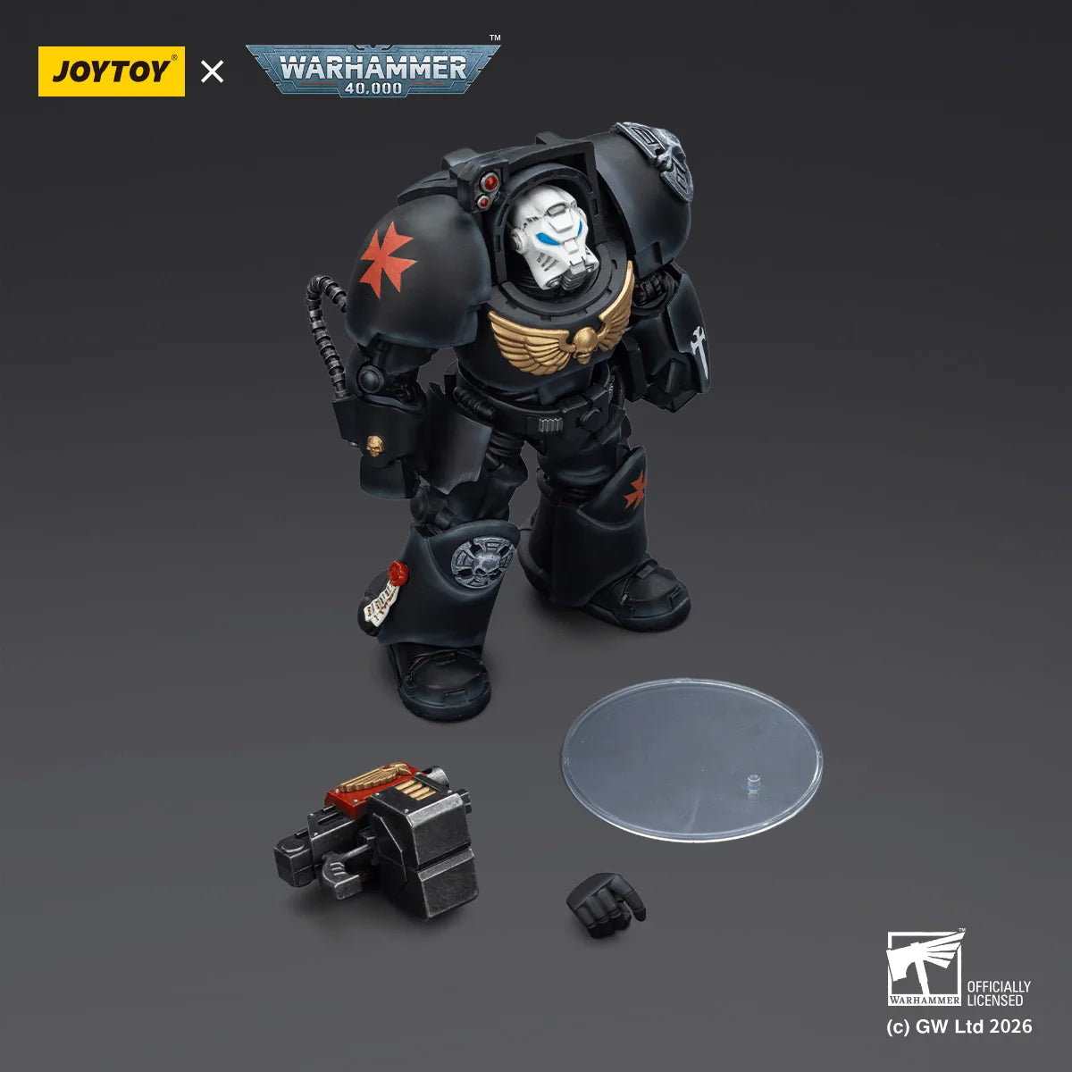 BlackTemplars Terminator 2 with Power Fist and Storm Bolter