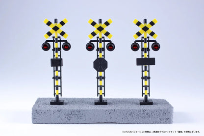 Railway Crossing（Blue×Black)