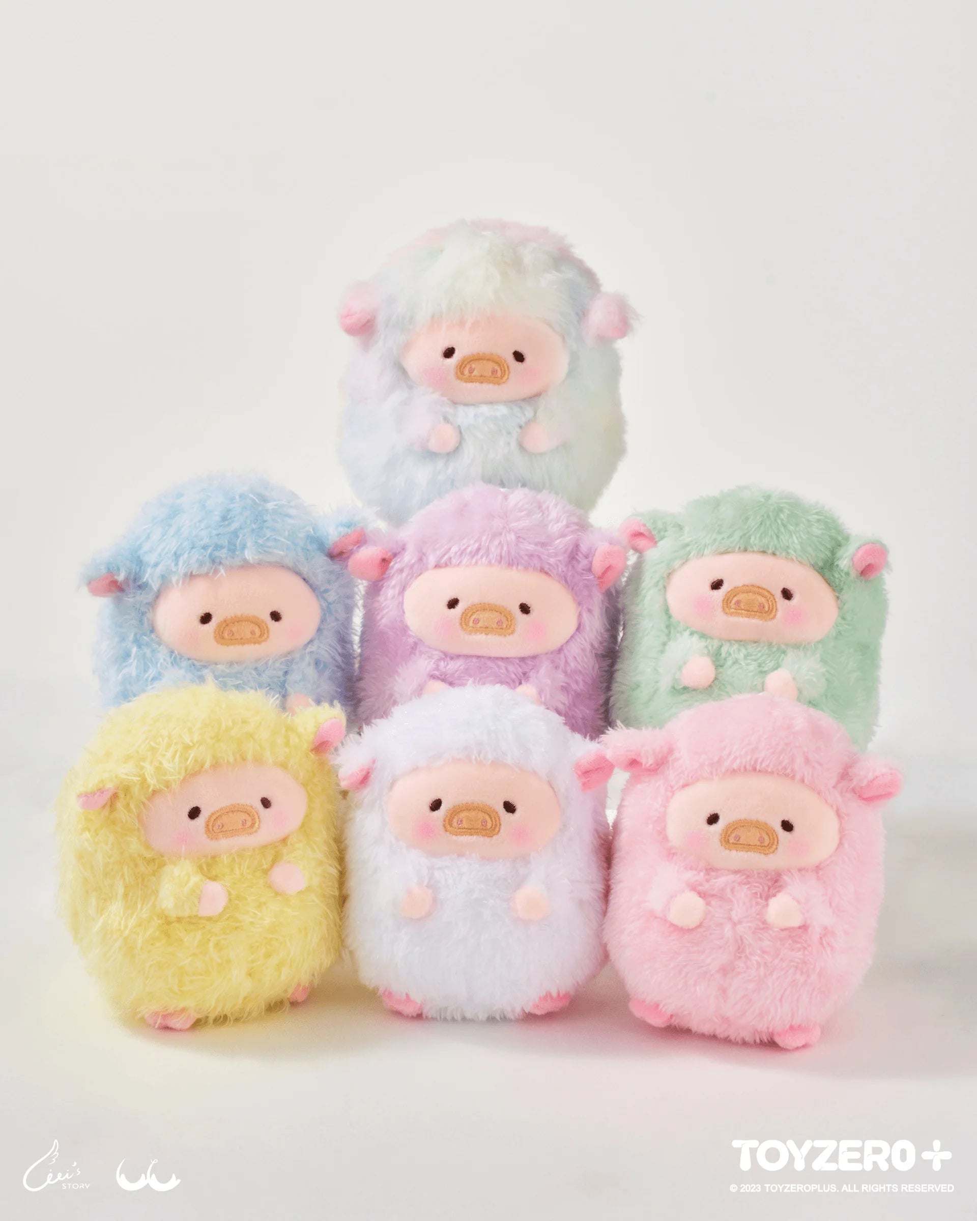 LuLu the Piggy - LuLu Rainbow Sheep Plush Blindbox (Box of 6)