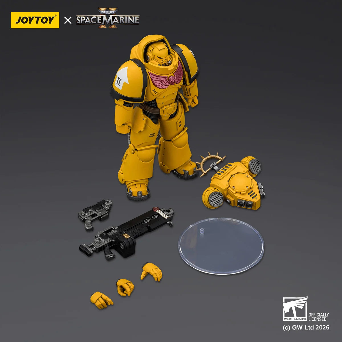 Game Edition Imperial Fists Heavy Intercessor with Heavy Bolt Rifle and Bolt Pistol